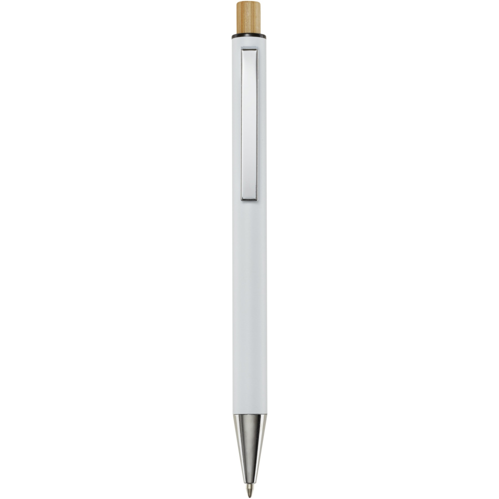 Logotrade promotional giveaway picture of: Cyrus recycled aluminium ballpoint pen (black ink)